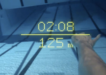 In piscina con la realtà aumentate, arrivano gli occhialini AR