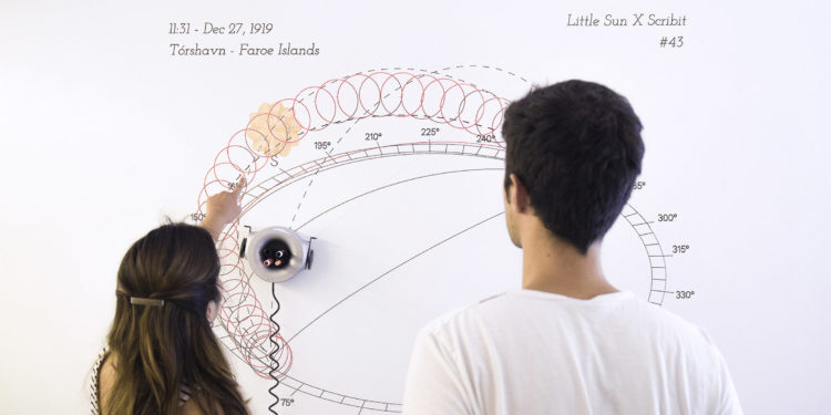 Scribit: il robot italiano che “porta” l’arte sui muri di casa