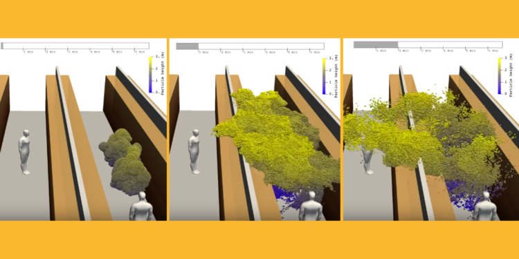Diffusione di particelle nell'aria