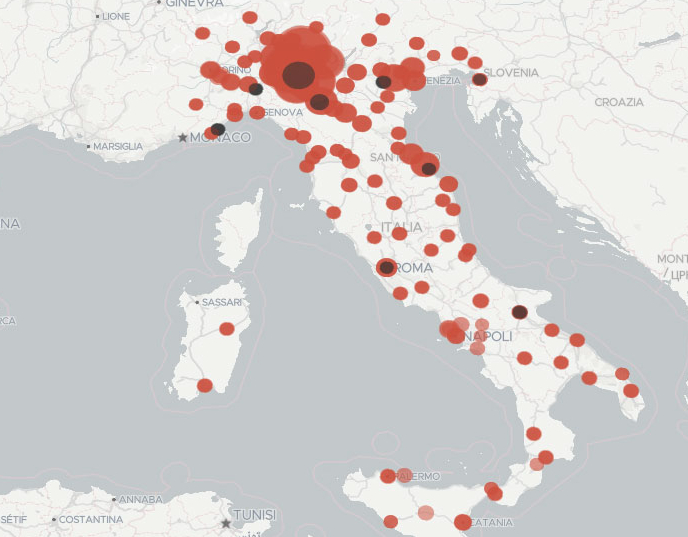coronavirus date regioni italia