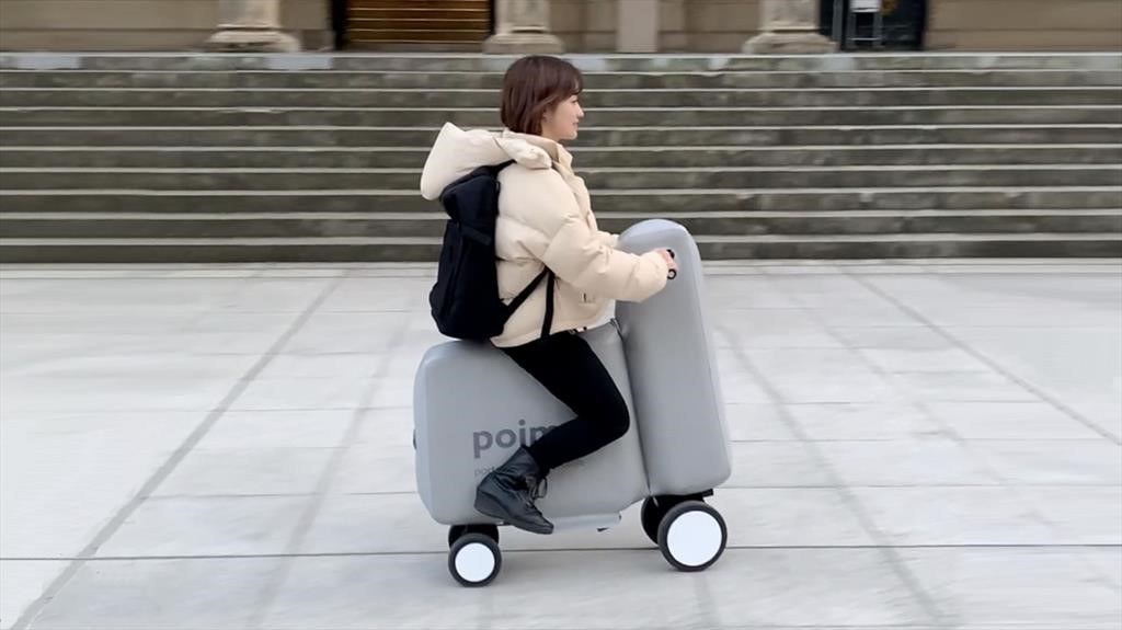 giappone poimo scooter gonfiabile