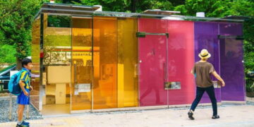 tokyo bagni pubblici trasparenti