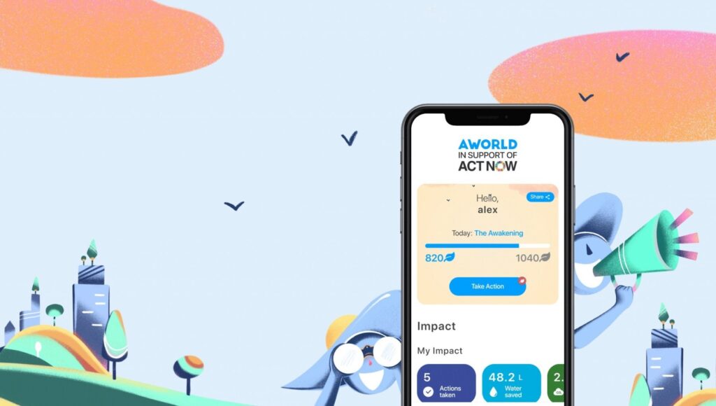 aworld app impatto ambiente