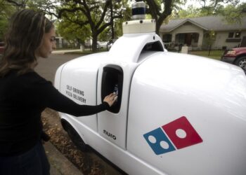 domino's pizza robot