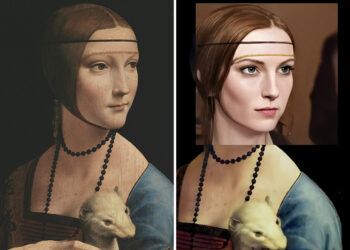 intelligenza artificiale volti opere d'arte